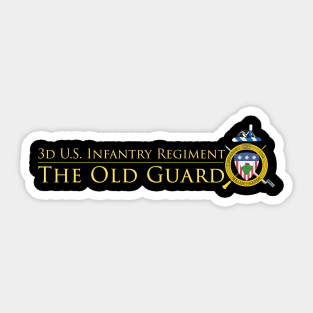 The Old Guard - gold lettering Sticker